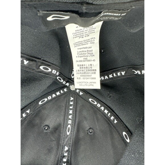 OAKLEY Performance Fit Camo Ellipse Logo Stretch Fit Golf Hat Cap S/M - Picture 6 of 6